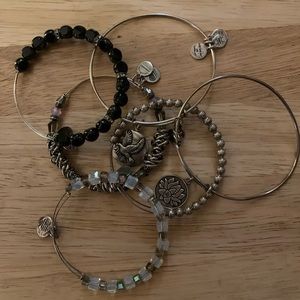 Alex and Ani silver assorted bracelets - bundle for 80